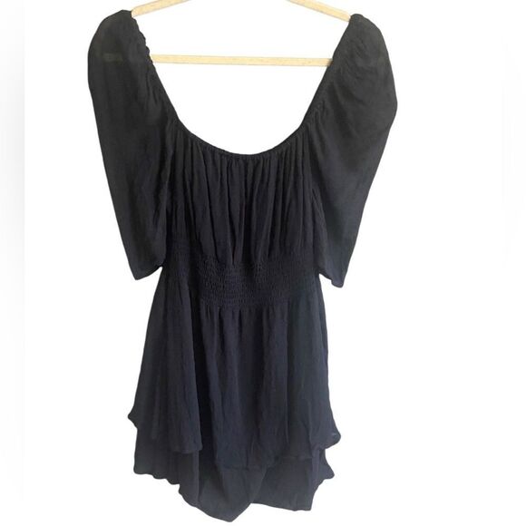 Cleobella Black Swiss Dot Mini Dress. Size Medium. New year’s Event - Picture 1 of 8